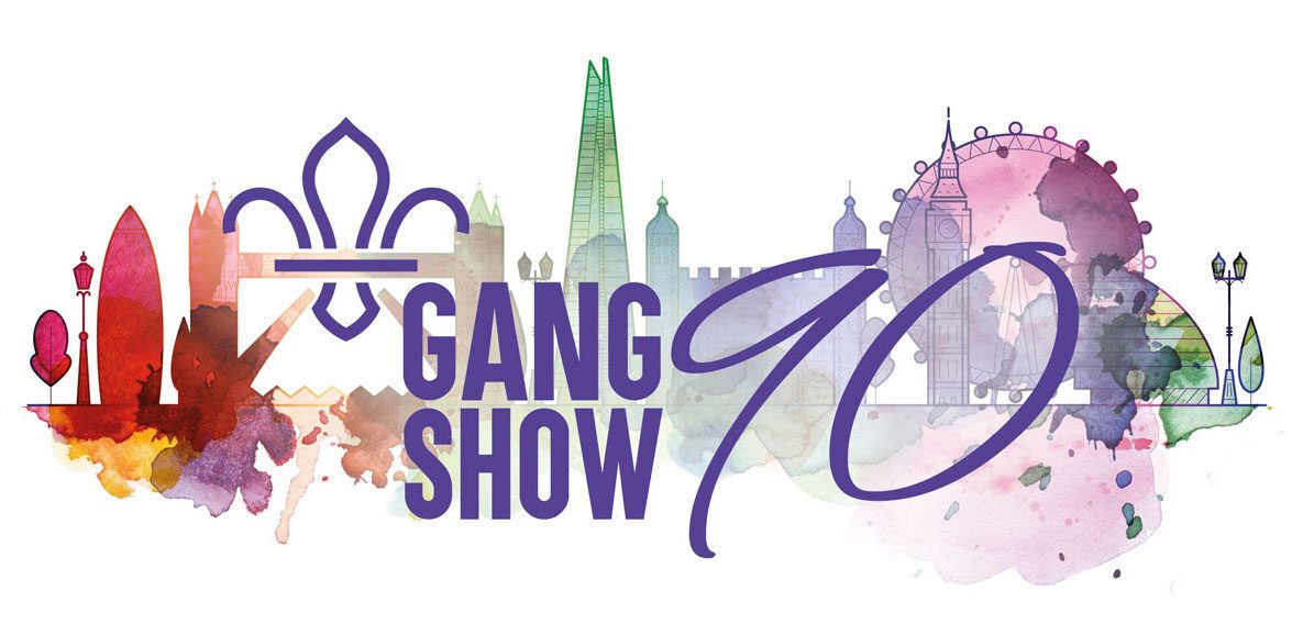 Logo for Gang Show 90